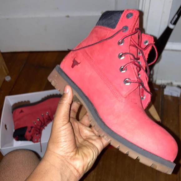 Timberland 6 premium Chicago Bulls Red - Picture 4 of 5